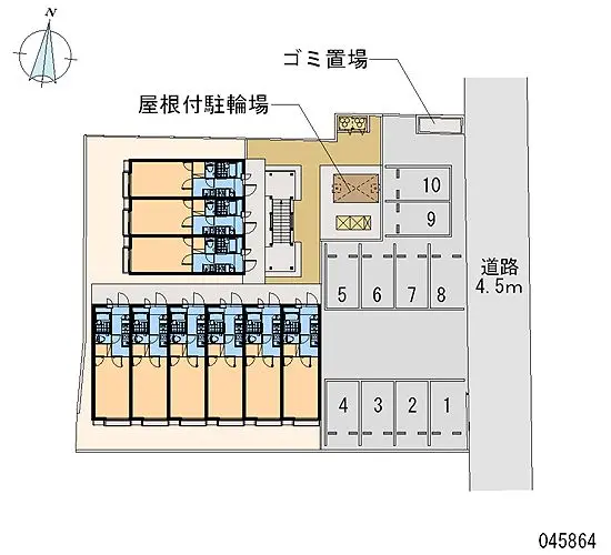 ★手数料０円★川越市上戸　月極駐車場（LP）